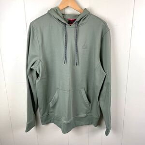 Gerry Men’s Fleece Performance Pullover Hoodie Sweatshirt Size Large Green